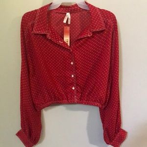 NEW! TRUE DESTINY crop blouse